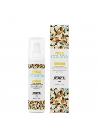 Разогревающее массажное масло с ароматом пина колада Gourmet Pina Colada - 50 мл. - Exsens - купить с доставкой в Ульяновске