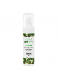 Разогревающее массажное масло с ароматом мохито Gourmet Mint Mojito - 50 мл. - Exsens - купить с доставкой в Ульяновске
