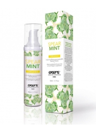 Разогревающее массажное масло Gourmet Spearmint Organic с органическими ингредиентами - 50 мл. - Exsens - купить с доставкой в Ульяновске