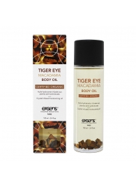 Органическое массажное масло TIGER EYE MACADAMIA - 100 мл. - Exsens - купить с доставкой в Ульяновске
