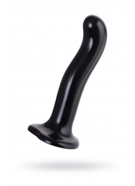 Черный стимулятор для пар P G-Spot Dildo Size M - 18 см. - Strap-on-me - в Ульяновске купить с доставкой