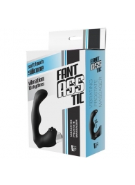 Черный вибромассажер простаты FantASStic Vibrating Prostate Massager - 11,3 см. - Dream Toys - в Ульяновске купить с доставкой