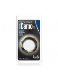 Эрекционное кольцо камуфляжной расцветки Silicone Camo Cock Ring - Blush Novelties - в Ульяновске купить с доставкой