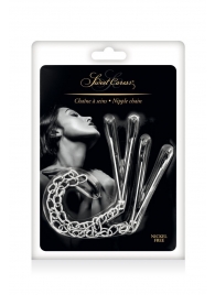 Регулируемые зажимы для сосков Sweet Caress Nipple Chain - Sweet Caress - купить с доставкой в Ульяновске