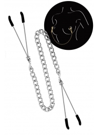 Регулируемые зажимы для сосков Sweet Caress Nipple Chain - Sweet Caress - купить с доставкой в Ульяновске