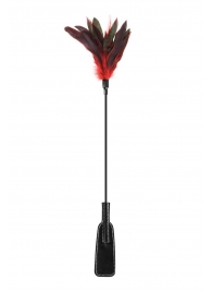 Стек-щекоталка Sweet Caress Feather Whip - 58 см. - Sweet Caress - купить с доставкой в Ульяновске