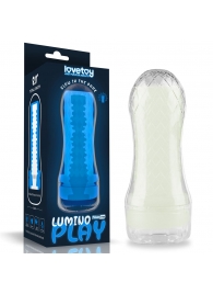 Светящийся в темноте мастурбатор Lumino Play Masturbator Ribbed - Lovetoy - в Ульяновске купить с доставкой