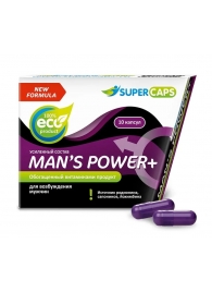 Возбуждающее средство для мужчин Mans Power plus - 10 капсул (0,35 гр.) +1 в подарок - SuperCaps - купить с доставкой в Ульяновске