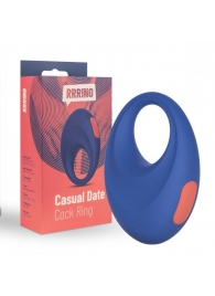 Синее эрекционное кольцо RRRING Casual Date Cock Ring - FeelzToys - в Ульяновске купить с доставкой