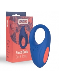 Синее эрекционное кольцо RRRING First Date Cock Ring - FeelzToys - в Ульяновске купить с доставкой