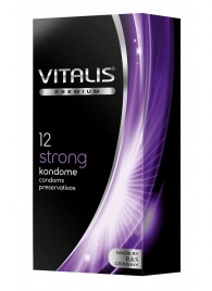 Презервативы с утолщённой стенкой VITALIS PREMIUM strong - 12 шт. - Vitalis - купить с доставкой в Ульяновске