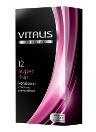 Ультратонкие презервативы VITALIS PREMIUM super thin - 12 шт. - Vitalis - купить с доставкой в Ульяновске