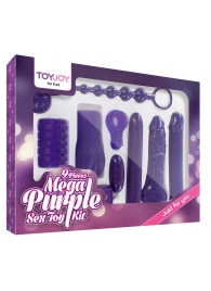 Эротический набор Toy Joy Mega Purple - Toy Joy - купить с доставкой в Ульяновске