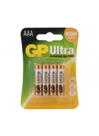 Батарейки алкалиновые GP Ultra Alkaline 24А AАA/LR03 - 4 шт. - Элементы питания - купить с доставкой в Ульяновске