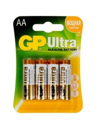 Батарейки алкалиновые GP Ultra Alkaline AA/LR6 - 4 шт. - Элементы питания - купить с доставкой в Ульяновске