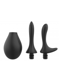 Черный анальный душ Nexus Anal Douche Set с 2 сменными насадками - Nexus Range - купить с доставкой в Ульяновске