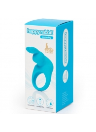 Голубое эрекционное виброкольцо Happy Rabbit Rechargeable Rabbit Cock Ring - Happy Rabbit - в Ульяновске купить с доставкой