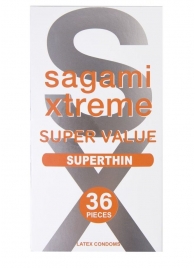 Ультратонкие презервативы Sagami Xtreme Superthin - 36 шт. - Sagami - купить с доставкой в Ульяновске