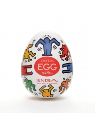 Мастурбатор-яйцо Keith Haring EGG DANCE - Tenga - в Ульяновске купить с доставкой