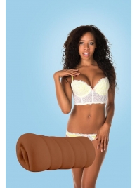 Коричневый мастурбатор-вагина BRIANNA - Dream Toys - в Ульяновске купить с доставкой