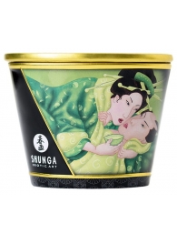 Массажная свеча Exotic Green Tea с ароматом зелёного чая - 170 мл. - Shunga - купить с доставкой в Ульяновске