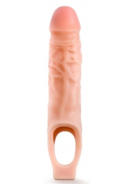 Телесная насадка на пенис 9 Inch Cock Sheath Extender - 22,2 см. - Blush Novelties - в Ульяновске купить с доставкой