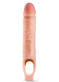 Телесная насадка на пенис 10 Inch Cock Sheath Extender - 25 см. - Blush Novelties - в Ульяновске купить с доставкой