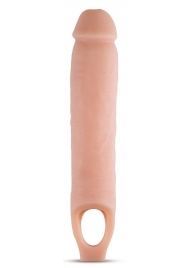 Телесная насадка на пенис 11.5 Inch Cock Sheath Penis Extender - 29,2 см. - Blush Novelties - в Ульяновске купить с доставкой