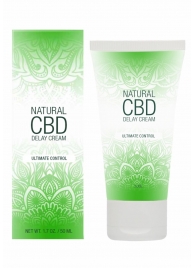 Крем-пролонгатор Natural CBD Delay Cream - 50 мл. - Shots Media BV - купить с доставкой в Ульяновске