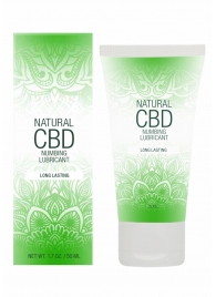 Лубрикант с пролонгирующим эффектом Natural CBD Numbing Lubricant - 50 мл. - Shots Media BV - купить с доставкой в Ульяновске