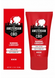 Пролонгирующий лубрикант Numbing CBD from Amsterdam - 50 мл. - Shots Media BV - купить с доставкой в Ульяновске