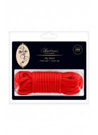 Красная веревка для фиксации - 10 м. - Sweet Caress - купить с доставкой в Ульяновске