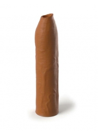 Кофейная насадка-удлинитель Uncut Silicone Penis Enhancer - 17,8 см. - Pipedream - в Ульяновске купить с доставкой