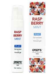 Возбуждающий гель Raspberry Mint с ароматом малины и мяты - 15 мл. - Exsens - купить с доставкой в Ульяновске