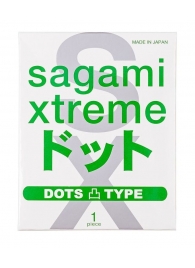 Презерватив Sagami Xtreme Type-E с точками - 1 шт. - Sagami - купить с доставкой в Ульяновске