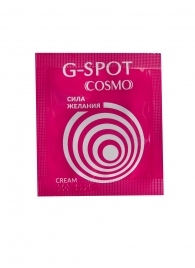 Стимулирующий интимный крем для женщин Cosmo G-spot - 2 гр. - Биоритм - купить с доставкой в Ульяновске