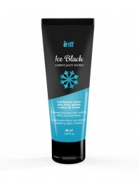 Лубрикант на водной основе Ice Black с ледяным эффектом - 50 мл. - INTT - купить с доставкой в Ульяновске
