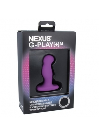 Фиолетовая вибровтулка Nexus G-Play+ M - Nexus Range - в Ульяновске купить с доставкой