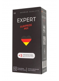 Презервативы EXPERT Surprise Mix - 12 шт.(+3 в подарок) - Expert - купить с доставкой в Ульяновске