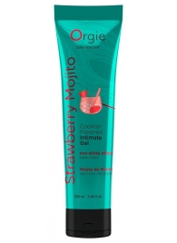 Съедобный интимный гель Orgie Lube Tube Cocktail Strawberry Mojito - 100 мл. - ORGIE - купить с доставкой в Ульяновске