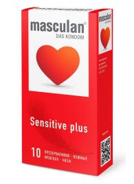 Презервативы Masculan Sensitive plus - 10 шт. - Masculan - купить с доставкой в Ульяновске