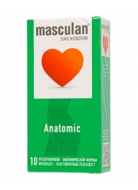 Презервативы анатомической формы Masculan Anatomic - 10 шт. - Masculan - купить с доставкой в Ульяновске