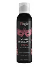 Хрустящая пенка для массажа Orgie Acqua Croccante Sakura с ароматом сакуры - 150 мл. - ORGIE - купить с доставкой в Ульяновске
