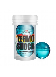 Интимный гель Termo Shock Hot Ball с разогревающе-покалывающим эффектом (2 шарика по 3 гр.) - HotFlowers - купить с доставкой в Ульяновске