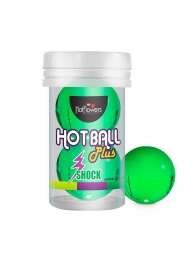 Лубрикант на силиконовой основе Hot Ball Plus с покалывающим эффектом (2 шарика по 3 гр.) - HotFlowers - купить с доставкой в Ульяновске
