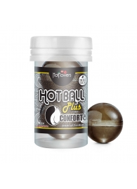 Анальный лубрикант на масляной основе Hot Ball Plus Conforto (2 шарика по 3 гр.) - HotFlowers - купить с доставкой в Ульяновске