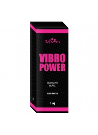 Жидкий вибратор Vibro Power со вкусом тутти-фрутти - 15 гр. - HotFlowers - купить с доставкой в Ульяновске