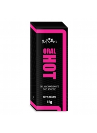 Гель для оральных ласк Oral Hot с согревающим эффектом - 15 гр. - HotFlowers - купить с доставкой в Ульяновске