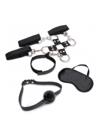 Набор для фиксации из 7 предметов Hogtie   Ball Gag Kit - Lux Fetish - купить с доставкой в Ульяновске