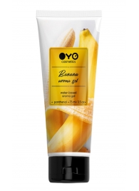 Лубрикант на водной основе OYO Aroma Gel Banana с ароматом банана - 75 мл. - OYO - купить с доставкой в Ульяновске